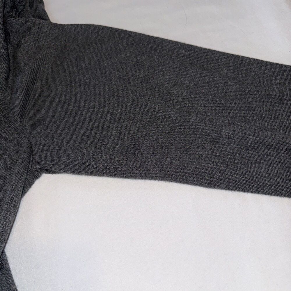 Banana Republic Cardigan Womens 2X Plus Gray Forever Sweater Button Front V Neck - Picture 6 of 7
